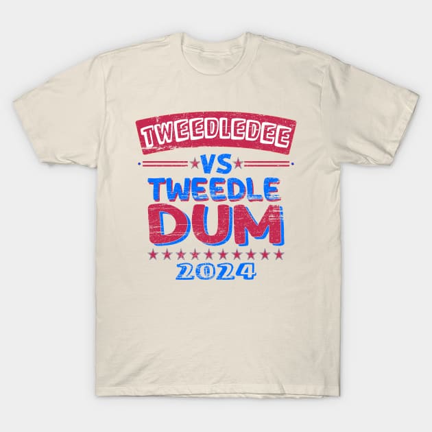 Tweedledee VS Tweedledum 2024 T-Shirt by Blended Designs